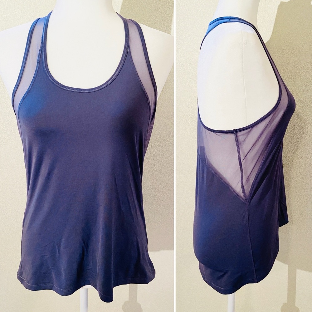 Victoria’s Secret Victoria Sport Mauve Purple Mesh Back Racerback Tank